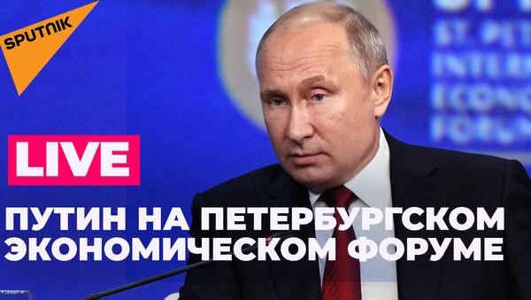 Владимир Путин выступает на ПМЭФ: LIVE - Sputnik Грузия