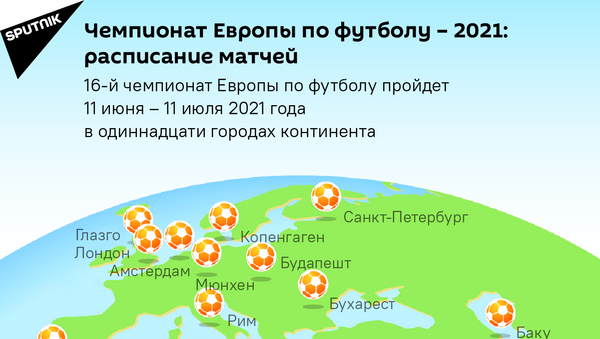 Чемпионат Европы 2020: где и когда пройдут матчи - Sputnik Грузия