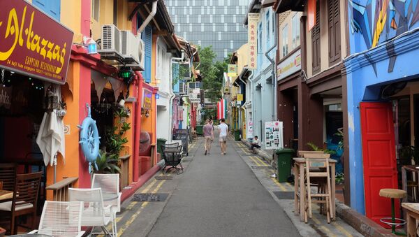 Улица Haji Lane в Сингапуре - Sputnik Грузия