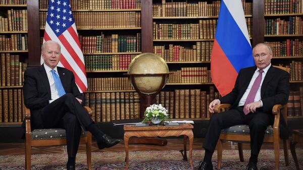 Встреча президентов России и США В. Путина и Дж. Байдена в Женеве - Sputnik Грузия