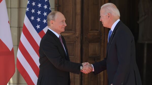 Встреча президентов России и США В. Путина и Дж. Байдена в Женеве - Sputnik Грузия
