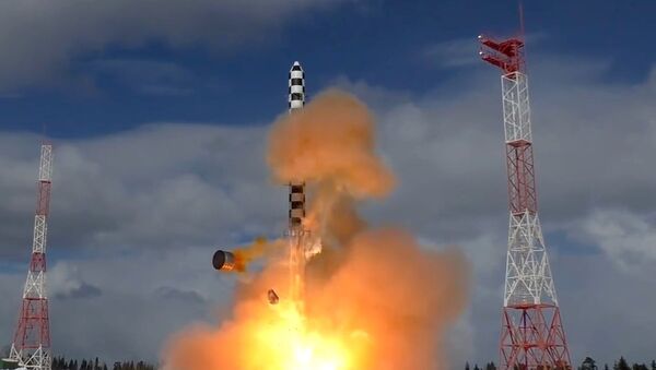 Запуск ракеты «Сармат» с космодрома «Плесецк» - Sputnik Грузия
