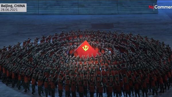 მეგა-შოუ ჩინეთში: ქვეყანამ კომუნისტური პარტიის 100 წლის იუბილე იზეიმა  - Sputnik საქართველო