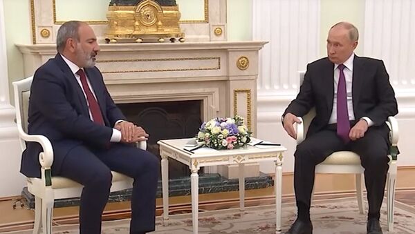 Итоги первой встречи Пашиняна и Путина после выборов - Sputnik Грузия