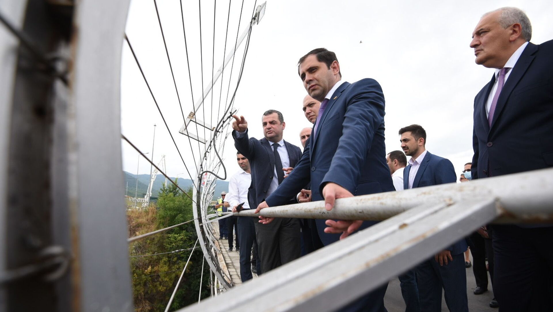 Церемония закладки нового автомобильного моста на границе между Арменией и Грузией - Sputnik Грузия, 1920, 09.07.2021