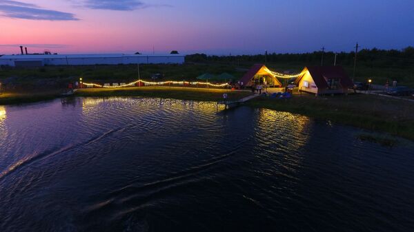 Туристическая инфраструктура в Мартвильском каньоне - Sputnik Грузия