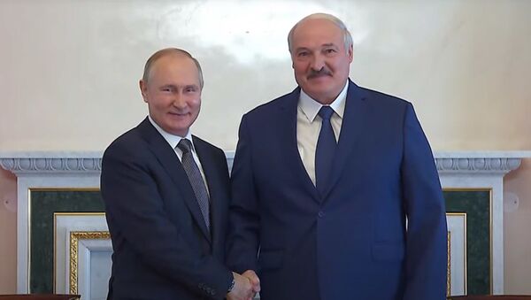 Лукашенко и Путин провели переговоры в Санкт-Петербурге - Sputnik Грузия