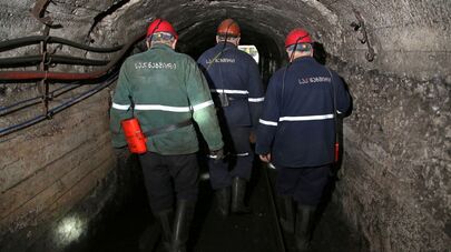 Шахтеры в Ткибули