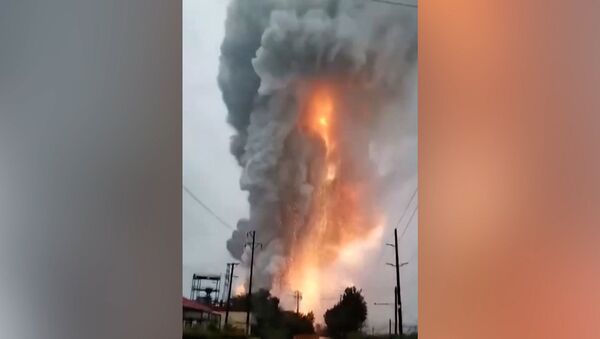 Мощный взрыв на алюминиевом заводе в Китае - видео - Sputnik Грузия