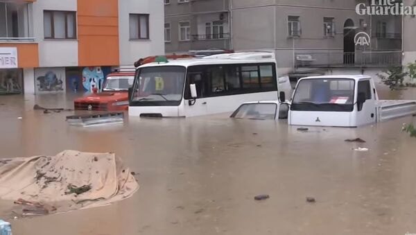 თურქეთში ძლიერმა წვიმებმა წყალდიდობა გამოიწვია - ვიდეო - Sputnik საქართველო