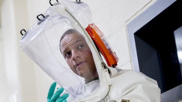 Пандемия коронавируса - военные ученые в биологической лаборатории, США - Sputnik Грузия