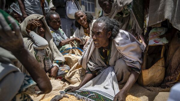 Бездомные и голодающие, Эфиопия - Sputnik Грузия