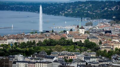 Вид на Женеву, фото из архива