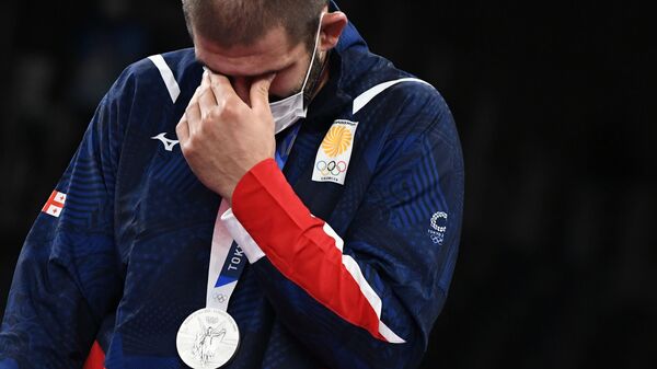 Борец Гено Петриашвили на Олимпиаде в Токио с серебрянной медалью - Sputnik Грузия