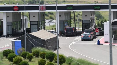 КПП ТПП Садахло на границе Грузии и Армении