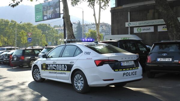 Предвыборная агитация в Тбилиси - патрульная полиция на улицах города - Sputnik Грузия