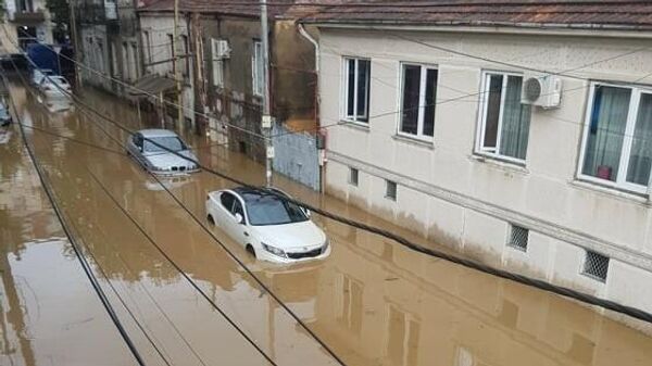 Наводнение после сильного ливневого дождя в Батуми - Sputnik Грузия