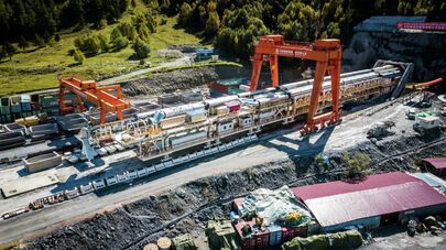 Строительство тоннеля Коби-Квешети