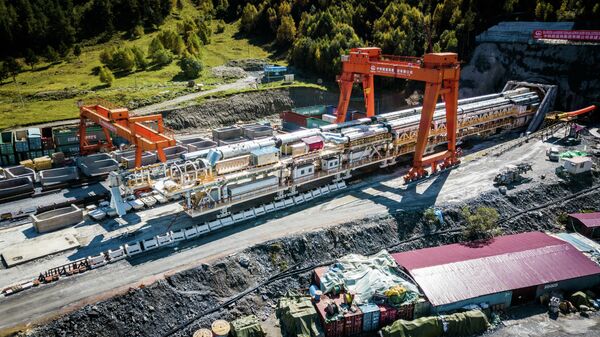 Строительство тоннеля Коби-Квешети - Sputnik Грузия