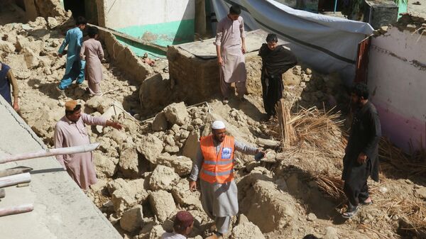 Последствия разрушительного землетрясения в Пакистане - Sputnik Грузия