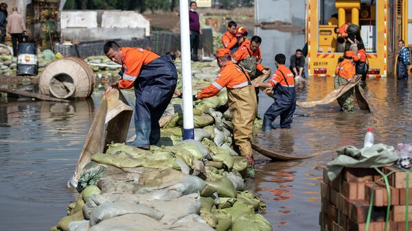 Последствия крупного наводнения в Китае - Sputnik Грузия