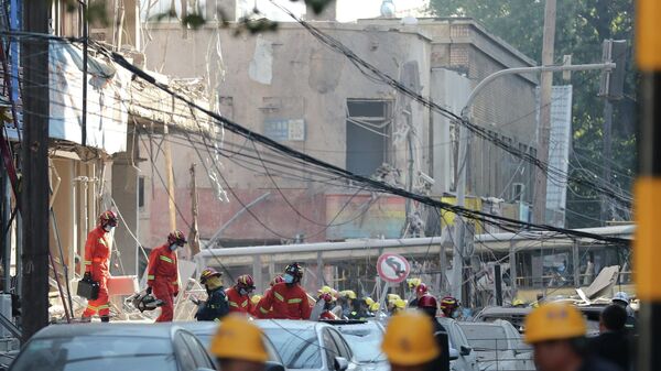 Взрыв в Китае - на месте ЧП работают спасатели и пожарные, архивное фото - Sputnik Грузия