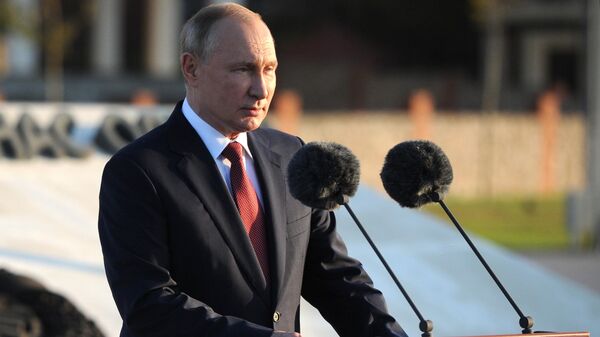 Рабочая поездка президента РФ В. Путина в Крым - Sputnik Грузия