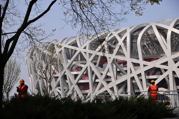 Национальный стадион &quot;Птичье гнездо&quot; в Пекине через четырнадцать лет снова станет главной ареной церемонии открытия Олимпийских игр - Sputnik Грузия