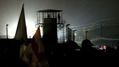 Руставская тюрьма - вышка охраны 