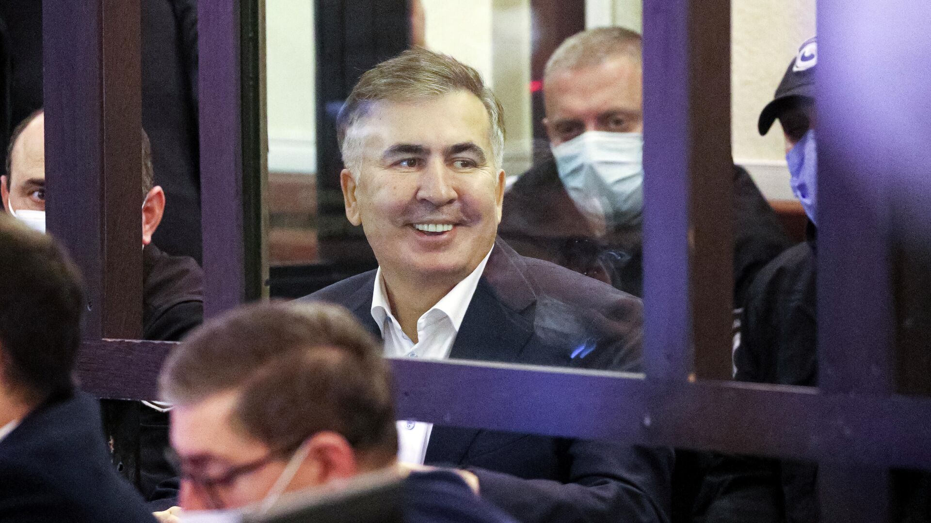 Судебный процесс над Михаилом Саакашвили 29 ноября 2021 года - Sputnik Грузия, 1920, 29.11.2021