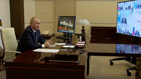 Путин принял участие в заседании Высшего Евразийского экономического совета - видео - Sputnik Грузия