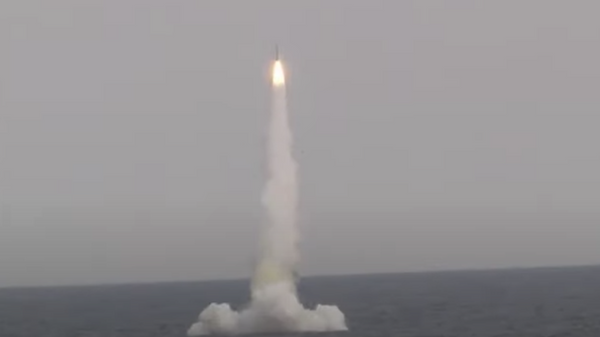 Крылатую ракету комплекса Калибр запустили с подлодки Петропавловск-Камчатский
 - Sputnik Грузия