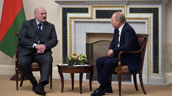 Встреча президентов РФ В. Путина и Белоруссии А. Лукашенко - Sputnik Грузия