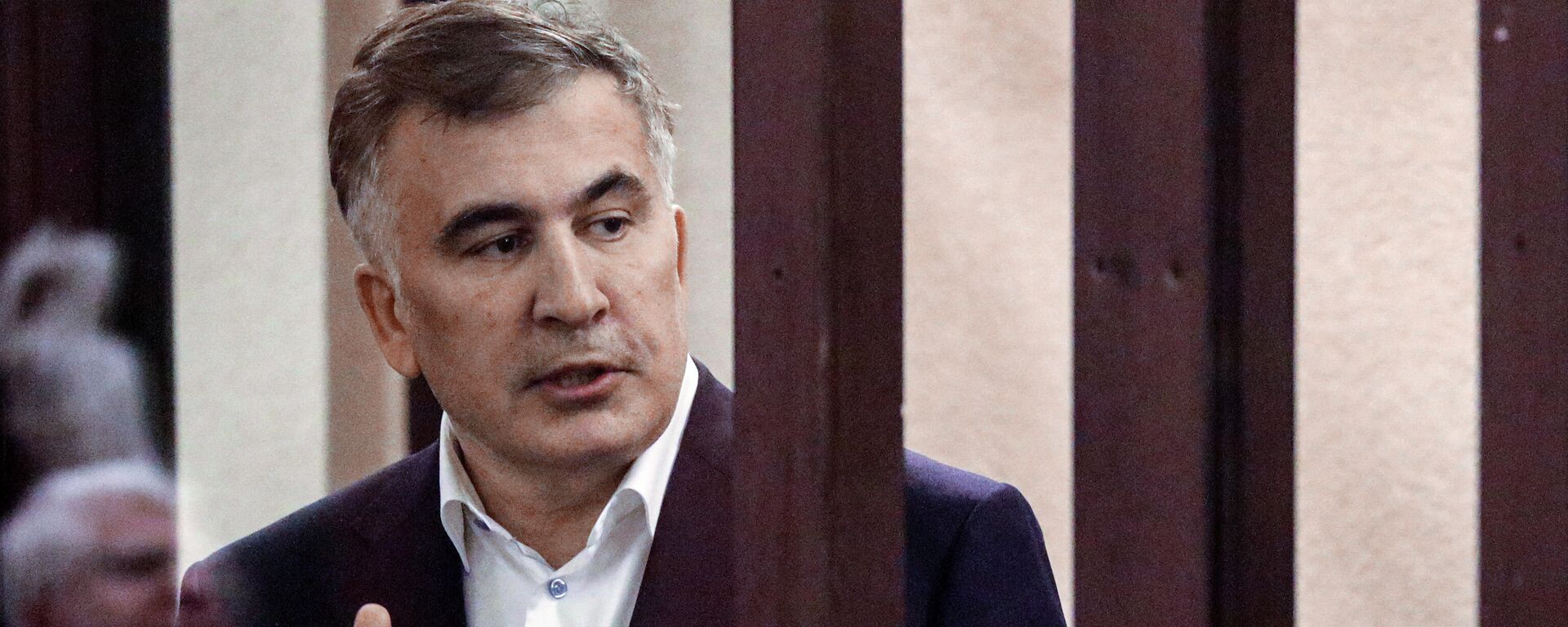 Михаил Саакашвили на судебном процессе - Sputnik Грузия, 1920, 08.01.2022