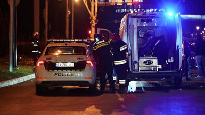 Патрульная полиция на месте ДТП