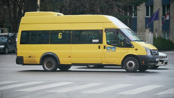 Желтые маршрутные такси на тбилисских улицах - Sputnik Грузия