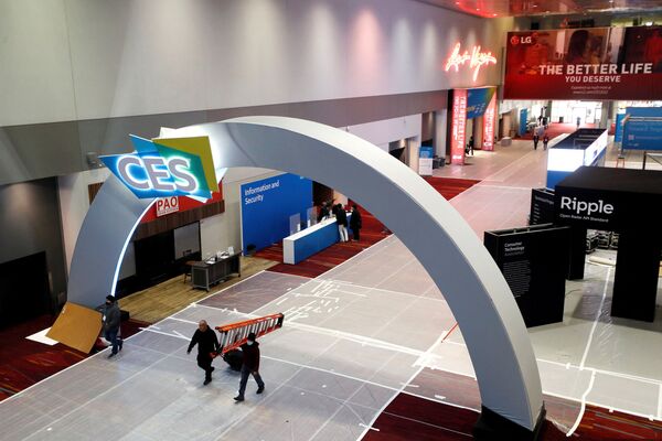 Выставка технологий CES 2022 прошла в Convention Center в Лас-Вегасе в начале января 2022 года - Sputnik Грузия