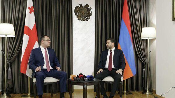 Грузинский министр в армянской тюрьме - Брегадзе проводит встречи в Армении