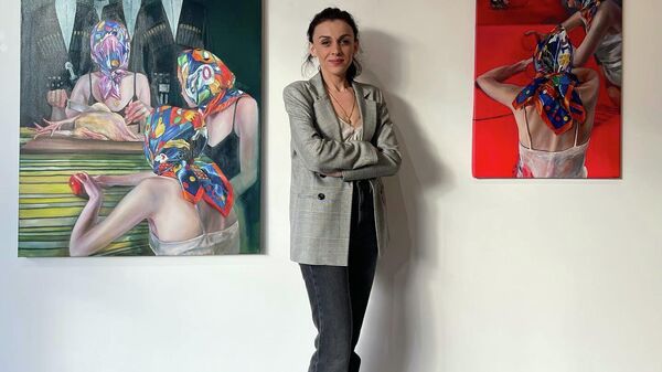 Выставка художницы Саломе Ригвава в США - Sputnik Грузия
