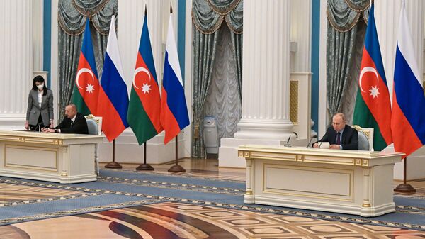 Путин и Алиев подвели итоги переговоров: о чем они договорились - видео - Sputnik Грузия