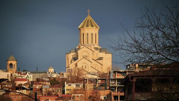 Кафедральный собор Святой Троицы - Самеба - Sputnik Грузия