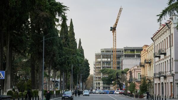 Строительство нового жилого дома в столице Грузии - Sputnik Грузия