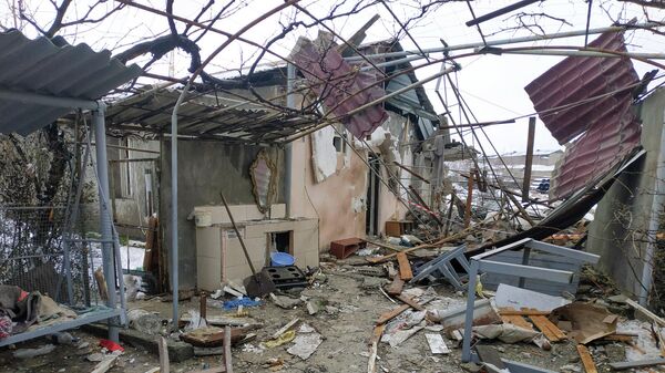 Последствия взрыва газового баллона в жилом доме на улице Арин Берд (21 марта 2022). Еревaн - Sputnik Грузия