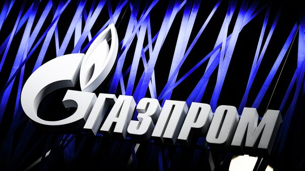Логотип компании Газпром, архивное фото - Sputnik Грузия