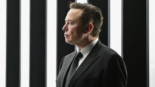 Генеральный директор Tesla Илон Маск на открытии производства Tesla в Грюнхайде - Sputnik Грузия