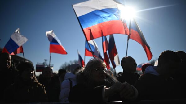 Митинг-концерт, посвященный воссоединению Крыма с Россией - Sputnik Грузия