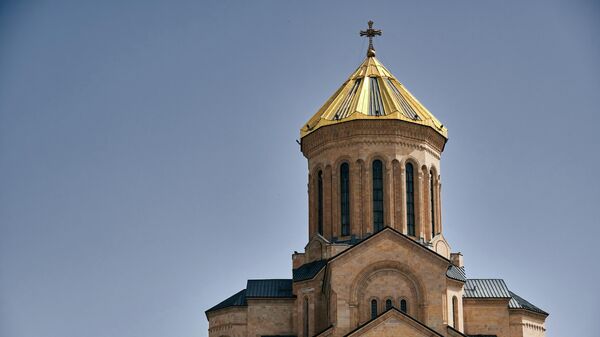 Кафедральный собор Святой Троицы -  Самеба - Sputnik Грузия