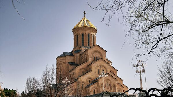 Кафедральный собор Святой Троицы - Самеба  - Sputnik Грузия