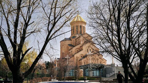 Кафедральный собор Святой Троицы - Самеба  - Sputnik Грузия