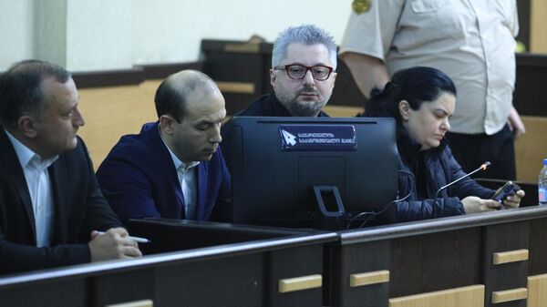 Ника Гварамия в зале суда перед вынесением приговора - Sputnik Грузия